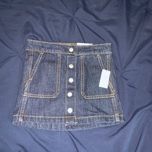 NWT, little girls denim skirt